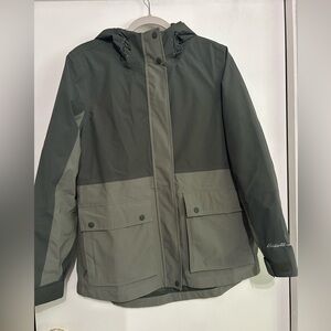 Eddie Bauer Green Hooded Jacket